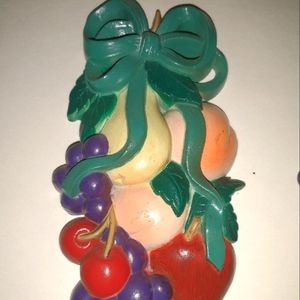 Burwood Set of Vintage Fruit wall hangers